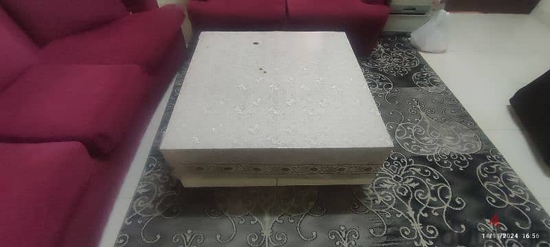 Sale: 2+3 Seater Sofa Set with Center Table (Storage) 3