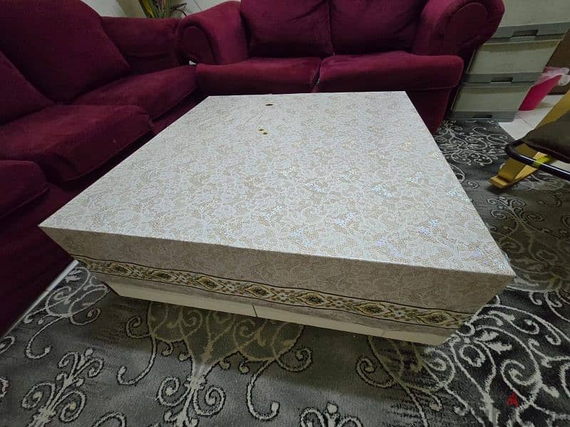 Sale: 2+3 Seater Sofa Set with Center Table (Storage) 9