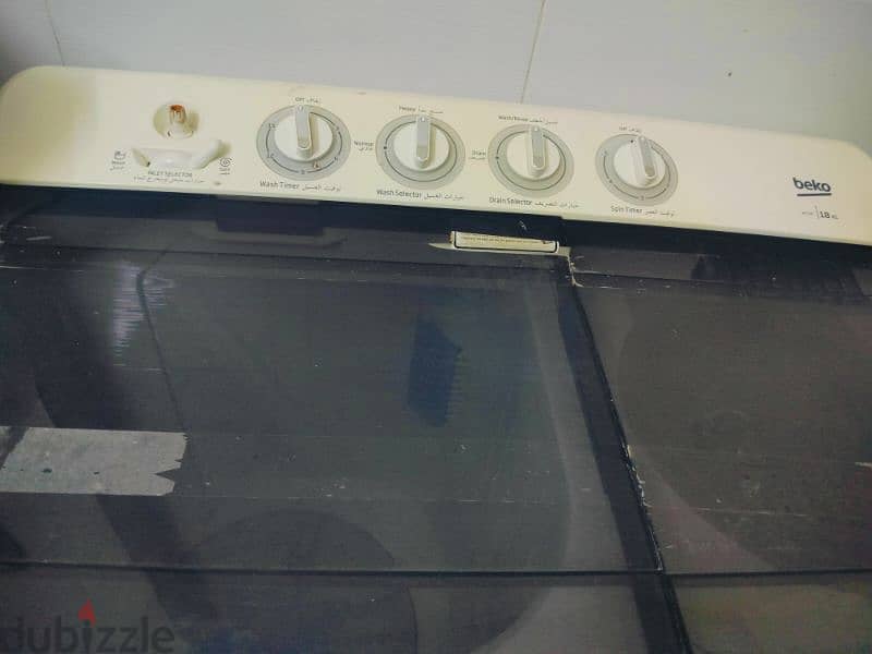 Washing machine 18 kg used in good condition 1