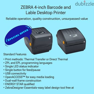 Zebra Barcode and Lable Printer