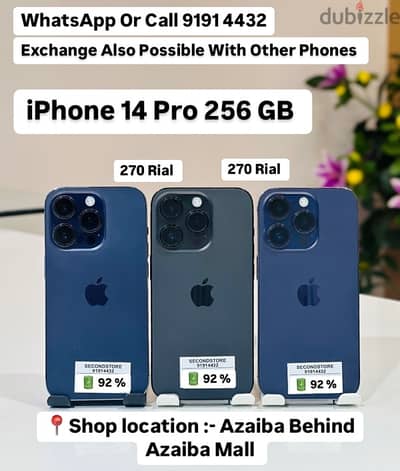 iPhone 14 Pro 256GB - Good condition -Good battery