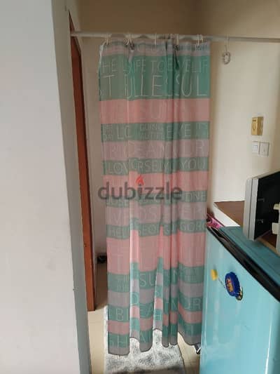 shower curtain with rod