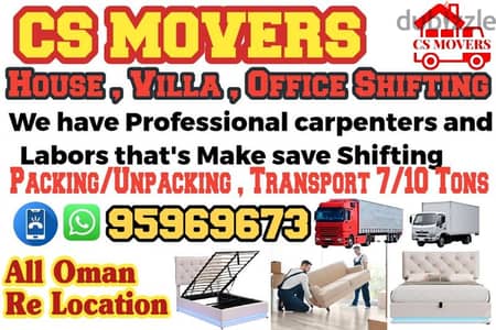 House shifting and office shifting and villa Shifting service