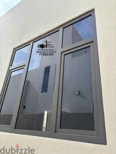 UPVC windows Gray Color 45