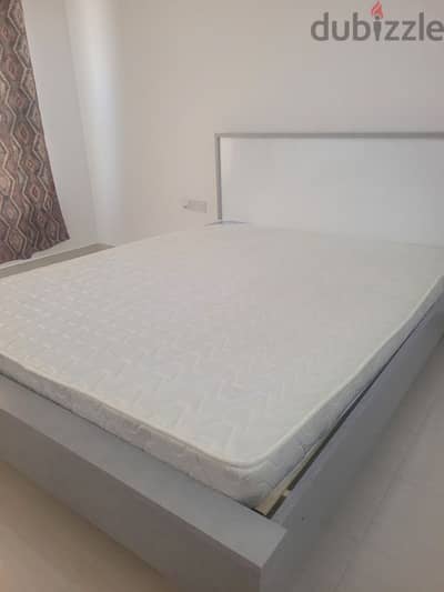 Bed with mattress