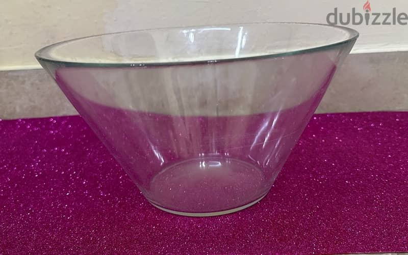 large Microwave safe Glass Bowl 0