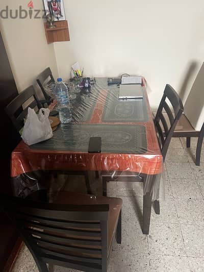 6 Person Hall Table and chairs