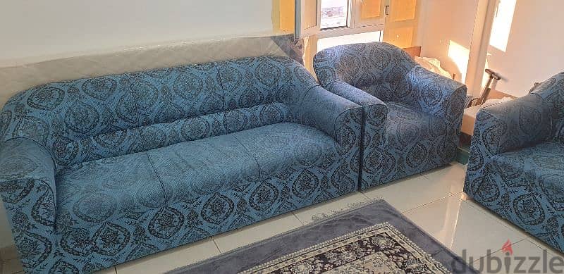 Sofa, Queen Size Bed & Fridge 2