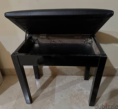 Piano Stool with Storage for sale