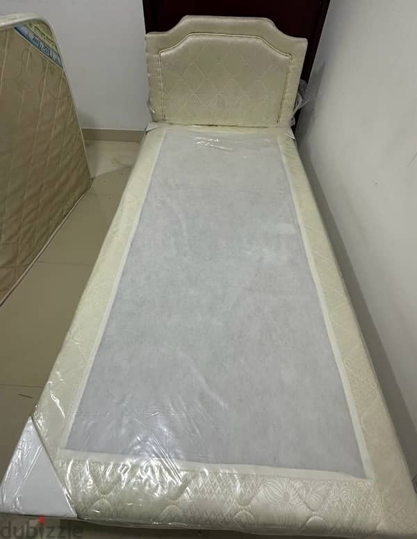 single bed even cover is not open with mattress @ OMR 25 0