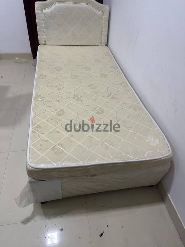 single bed even cover is not open with mattress @ OMR 25 3