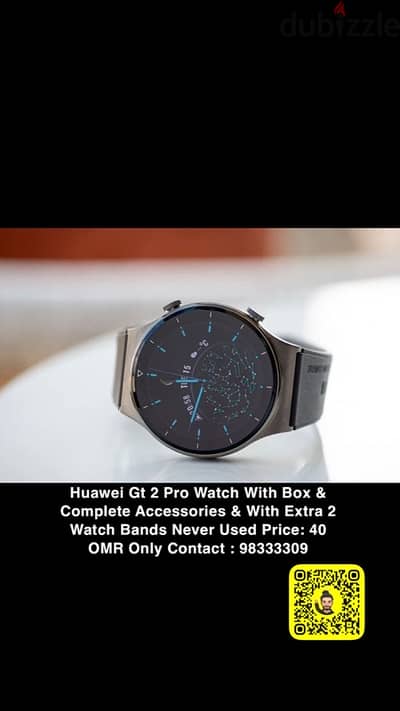 Huawei Gt 2 Pro Watch With Box & Complete Accessories