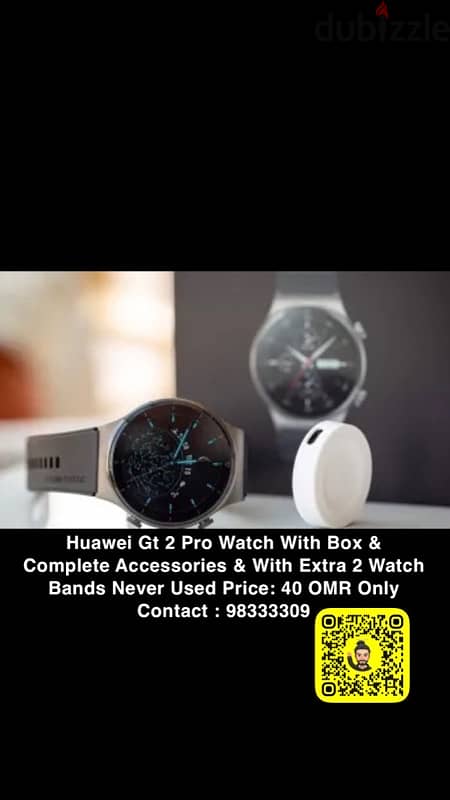 Huawei Gt 2 Pro Watch With Box & Complete Accessories 1