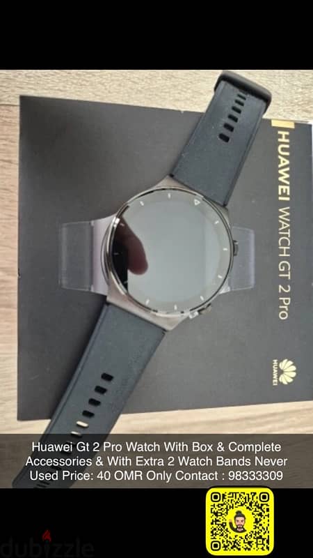 Huawei Gt 2 Pro Watch With Box & Complete Accessories 2