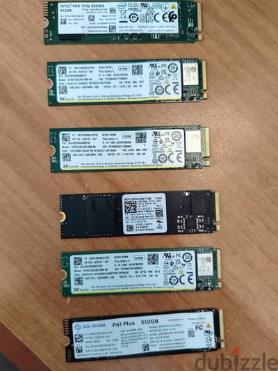 512 GB M. 2 NVMe SSD for sale - Total quantity: 11 units.