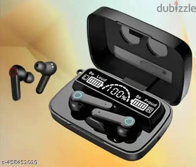 M19 Wireless Bluetooth In-Ear Earphones with LED Charging Box