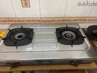 gas stove + cylinder