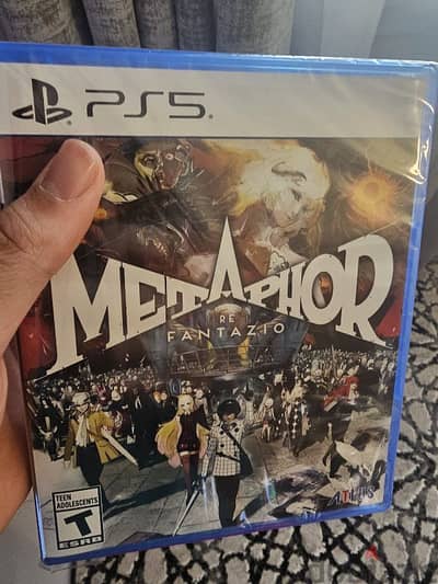 metaphor refantazio PS5 game brand new sealed in plastic USA copy