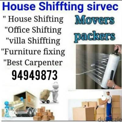 Best Movers and packers House Shifting office villa transport service