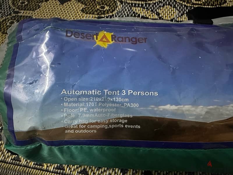 Automatic Tent like new one time only used 1