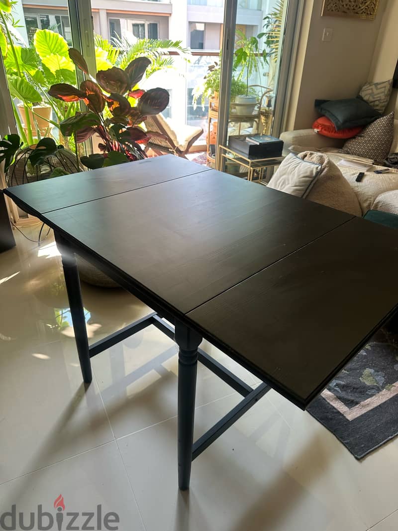 Dark brown IKEA foldable writing table 6