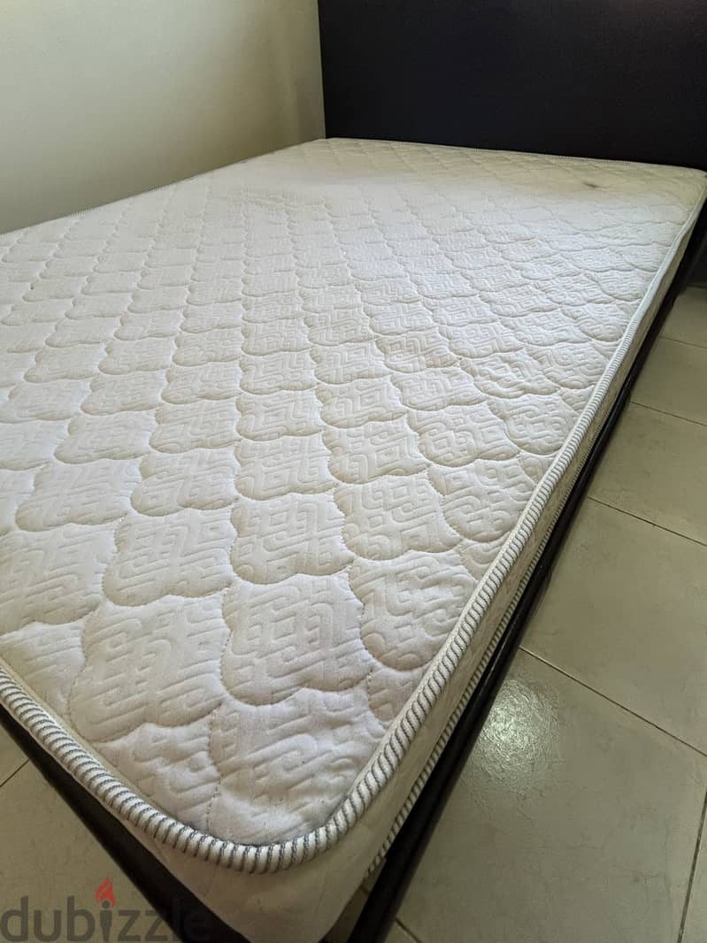 Queen bed 140x190 cm size from PAN with orthopaedic mattress for sale 10