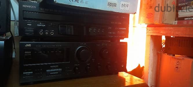 jvc amplifier  and cd player  japan