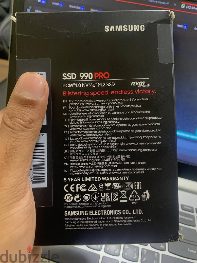 SAMSUNG 990 PRO - PCIe 4.0 NVMe M. 2 SSD 1