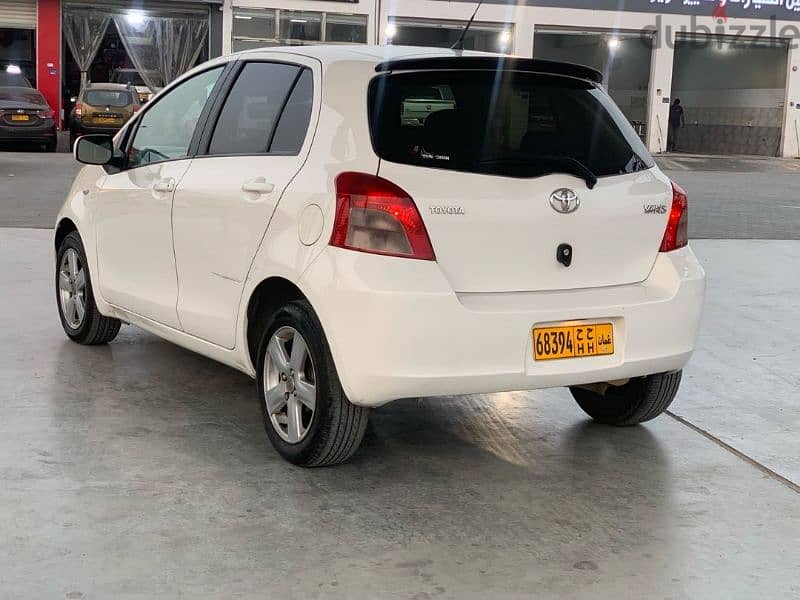 Toyota yaris for monthly rent  only/ 120 rial. engine 1.3 1