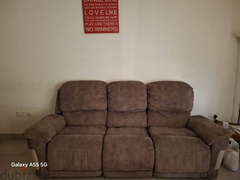 recliner and wooden shelf 1