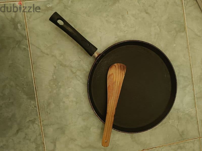 Non-Stick  Dosa,Roti  Mega Tawa with Stcik 280mm dia, 4mm thick 0