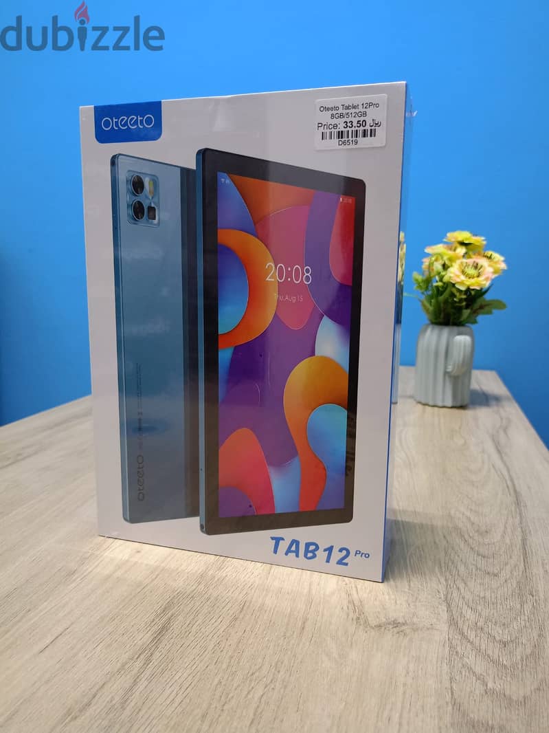 Oteeto Tab 12 Pro 5G (8GB Ram + 512GB) Brand New 0