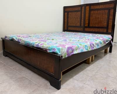 King Size Bed & Mattress for Sale