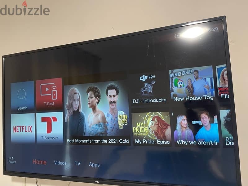 TLC tv 50 inch 4k smart tv تلفاز سمارت 2