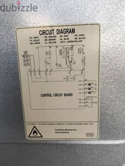 hitachi dibble door fridge same like new