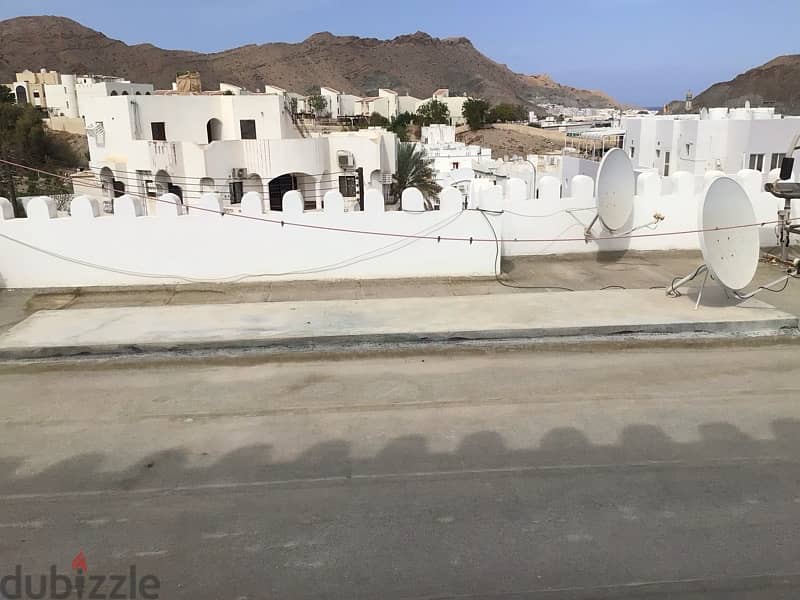 a huge 3 bhk flat in a villa near Indian school Muscat darsait 10