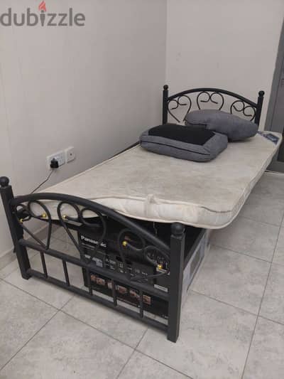 steel beds for sale (2 available)