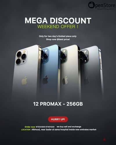 iphone 12 promax 256gb offer