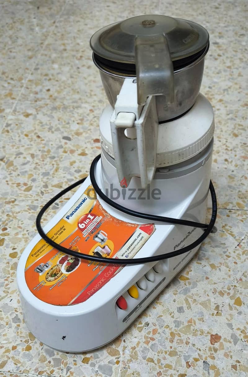 Panasonic 1000W 6 IN 1 (Wet & Dry) Mixer Grander / Blender at RO 16 2