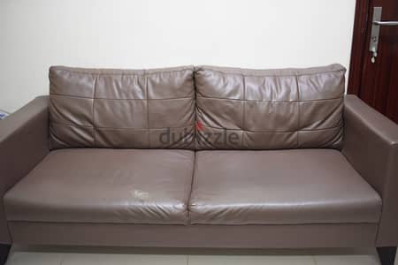 Used Sofa(3+1+1), Used Centre Table & Plastic Round Table for Sale