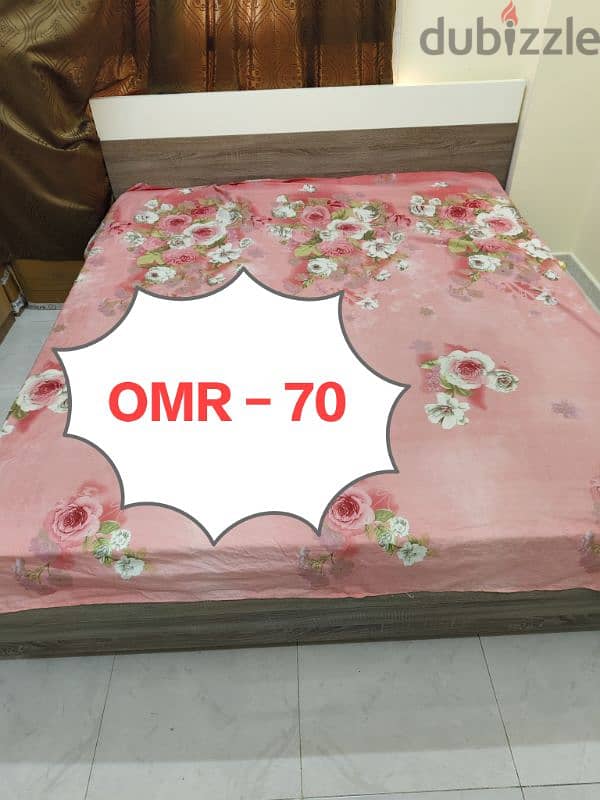 Sale of King sized bed with mattress 0