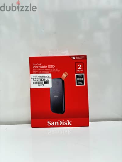 Sandisk Portable SSD USB3.2 2TB