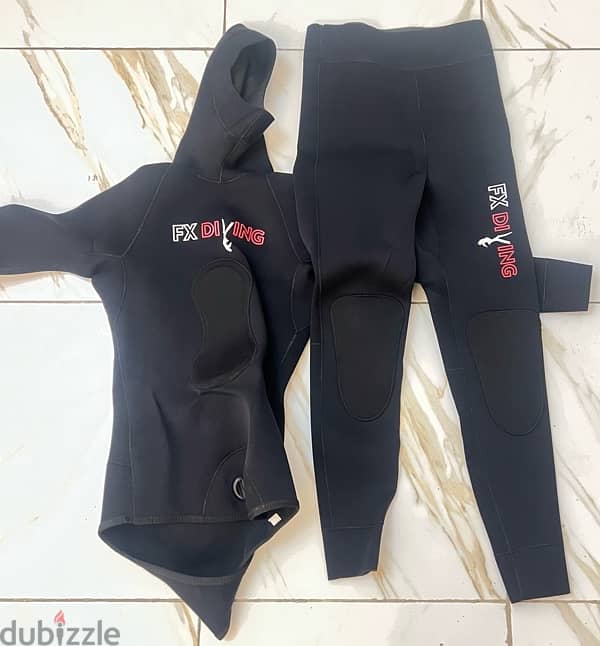 Freediving suit size M thickness 3mm 0