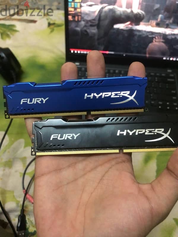 hyper fury x ram ddr3 16gb for sale  8x2 0