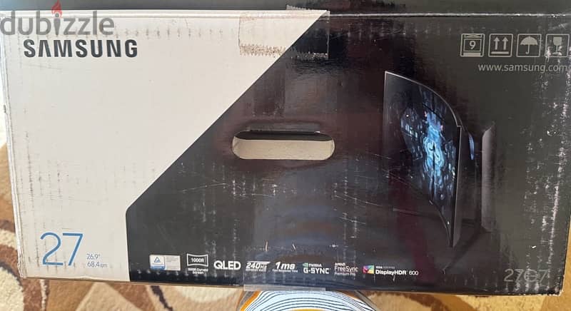 Gaming Curved QLED Odyssey G7 27” inch Samsung sealed in box 2