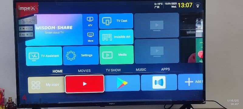 impex 42 inc smart TV perfect working condition 1