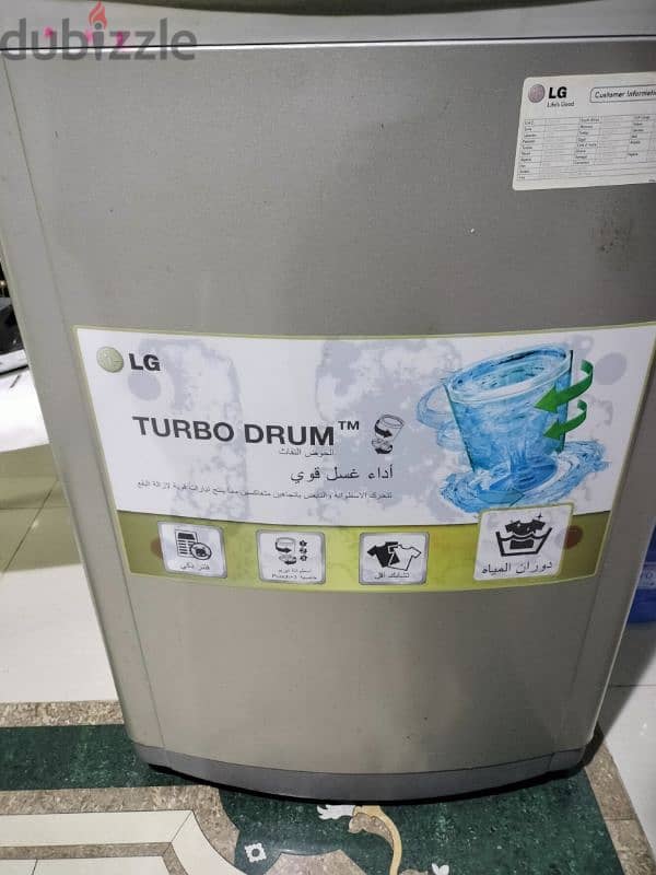 LG  turbo drum Washing machine 2