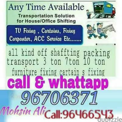 low price house shifting and packing work