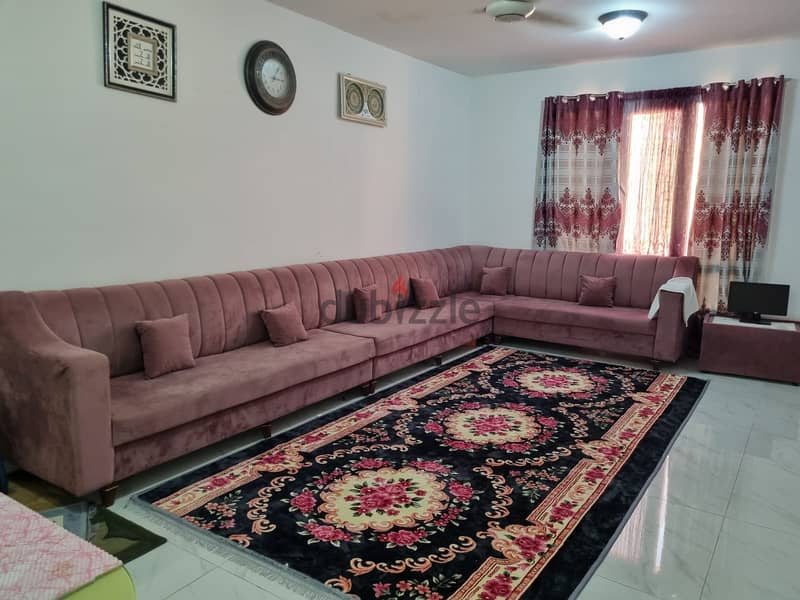 Living room L Shape Sofa set with Center Table 1