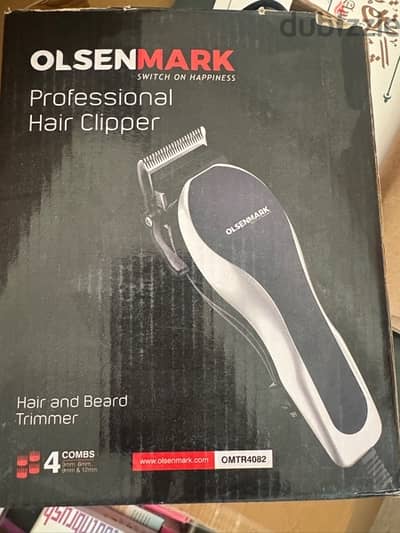 Hair and Beard Trimmer 4 COMBs